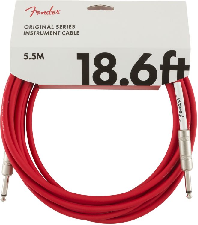 Fender Original Instrument Cable Fiesta Red 5.5 Metre Kablo