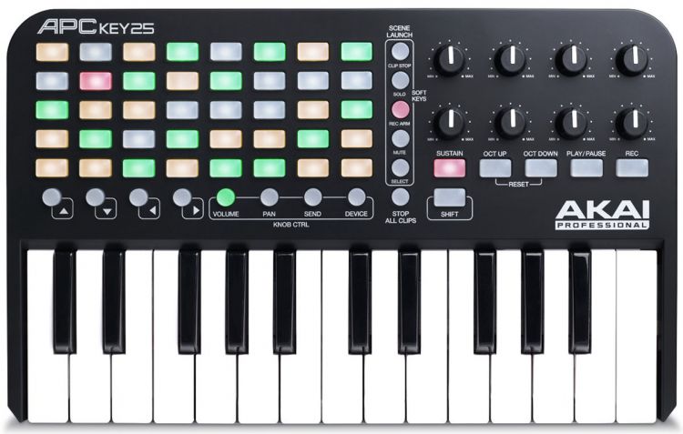AKAI APCKEY25 Müzik Prodüksiyonu Klavye Kontrol Cihazı