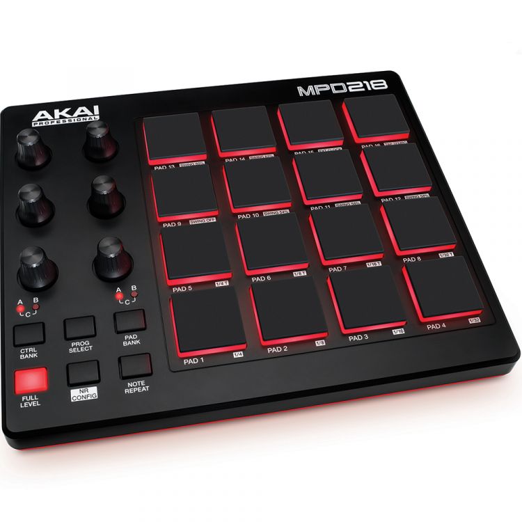 AKAI MPD218 USB Drum Pad Kontrol Cihazı