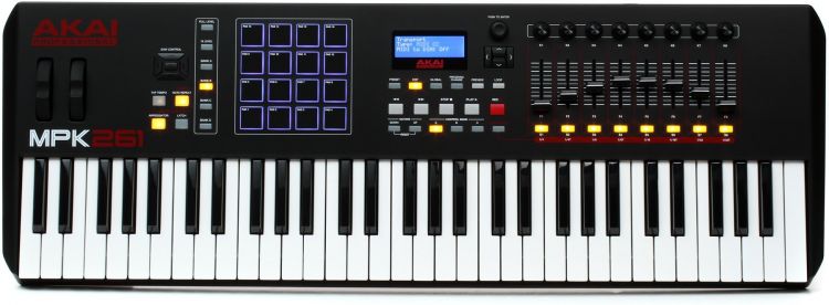 AKAI MPK261Müzik Prodüksiyonu Klavye Kontrol Cihazı