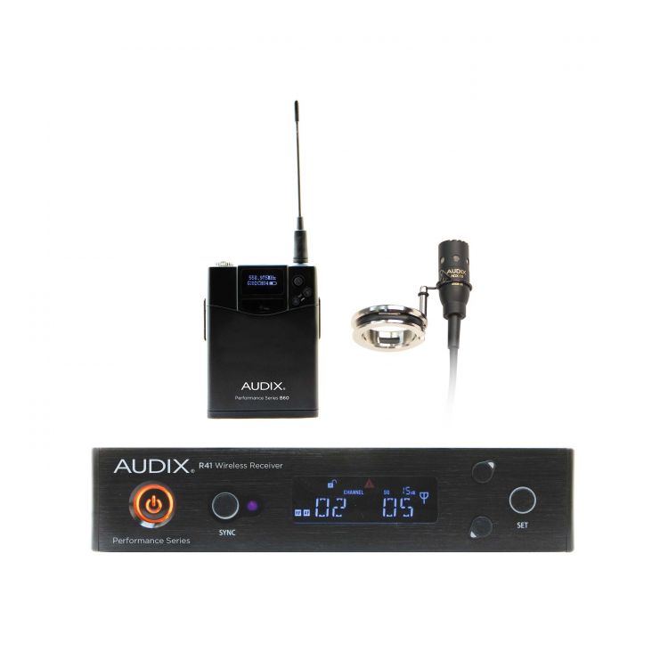 AP41FLUTEB ADX10FLP Kondenser Mikrofonlu ve Asma Aparatlı R41 Alıcı & B60 Bodypack Verici