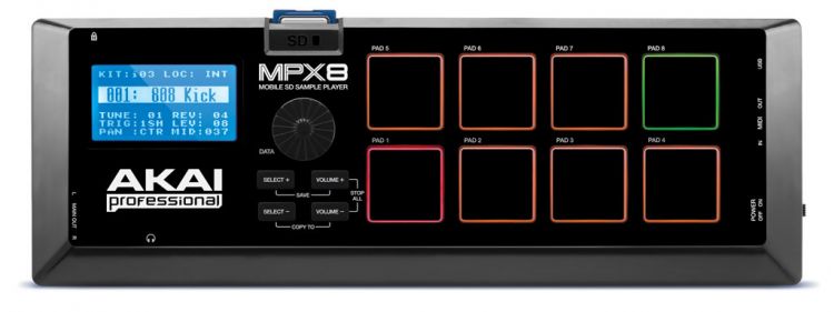 AKAI MPX8 Sample Pad Kontrol Cihazı