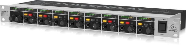 POWERPLAY HA8000 V2 8-Kanal Yüksek Çıkışlı Kulaklık Mix ve Dağıtım Amfisi