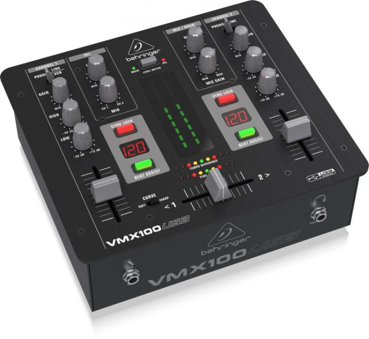Pro Mixer VMX100USB USB Dj Mikseri