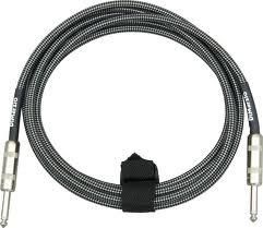 DiMarzio OverBraid 10FT Black-Gray Gitar Kablosu