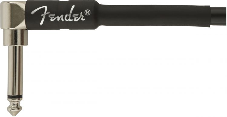 Fender Professional Düz/L Uç 3 Metre Siyah Entrüman Kablo