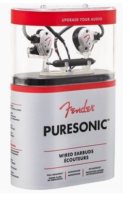 Fender PureSonic Wired Earbuds Olympic White Pearl