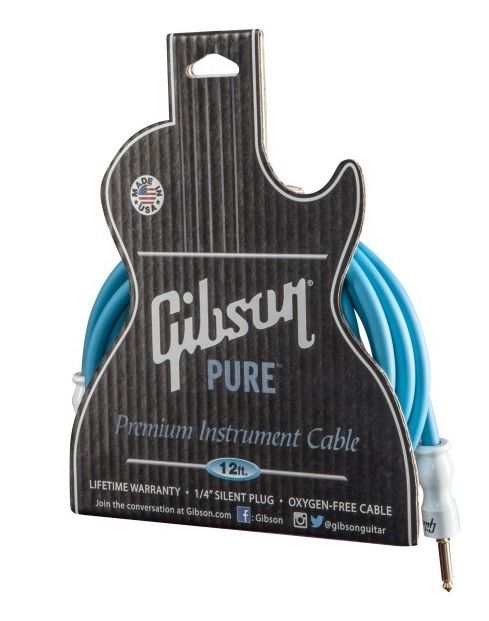 Gibson 12 ft. Blue Enstrüman Kablosu