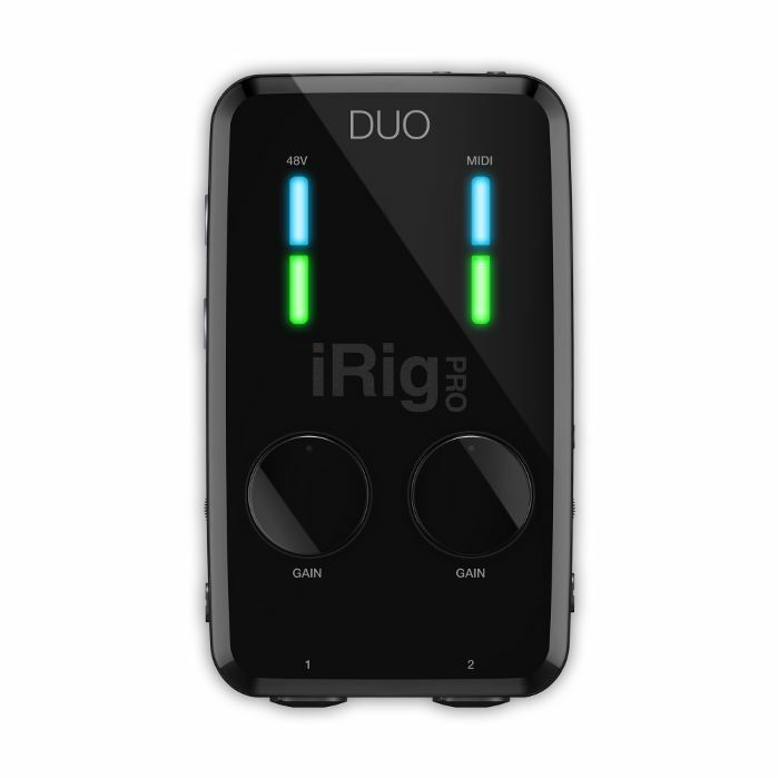 IK Multimedia iRig Pro DUO Universal 2 Kanal Ses kartı & Mikrofon Preamp(iOS, Android, Mac & PC)