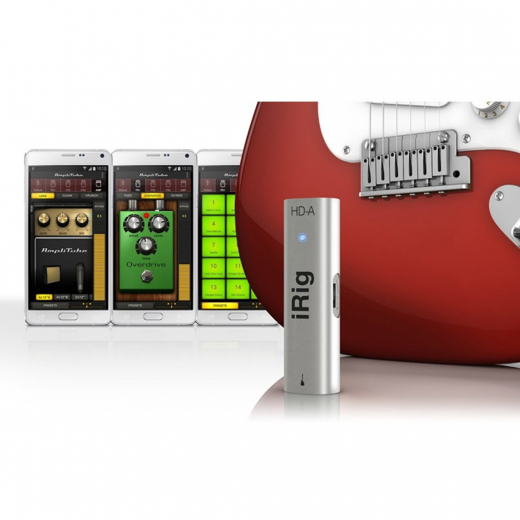 IK Multimedia iRig HD-A Gitar & Bas Gitar Ses Kartı(Samsung Professional Audio, PC & Mac)