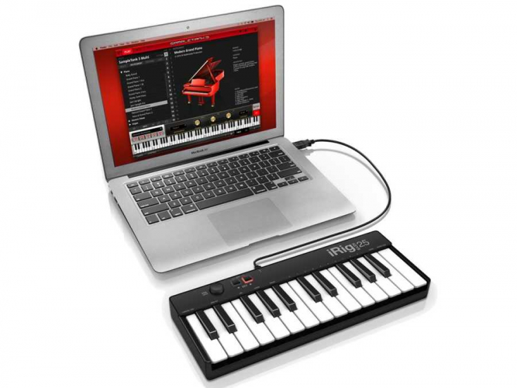 IK Multimedia iRig Keys 25 Mini Tuş USB MIDI Klavye (Mac & PC)