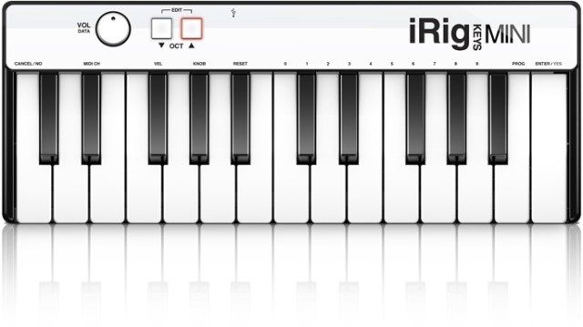 IK Multimedia iRig Keys Mini 25 Mini Tuş USB MIDI Klavye (iOS, Android, Mac & PC)