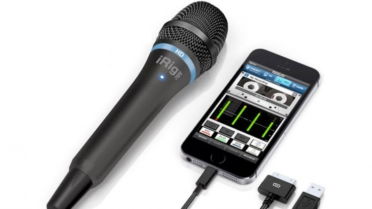 IK Multimedia iRig Mic HD - Black Yüksek Kaliteli El Mikrofonu (iOS & Mac)