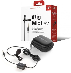 IK Multimedia iRig Mic Lav 2 Pack Lavalier / Lapel / Clip-On Mikrofon (iOS & Android). 2’li Paket