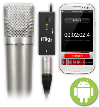 IK Multimedia iRig PRE Mikrofon Arabirim / Preamp (iOS & Android)