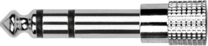 KIRLIN 1/4 inç TRS M - 3.5mm TRS F, 2li Nickel Kaplı Dönüştürücü