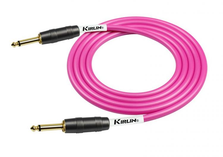 KIRLIN IP-221GMG-10FT-PKE 3 Metre Pembe Enstrüman Kablosu