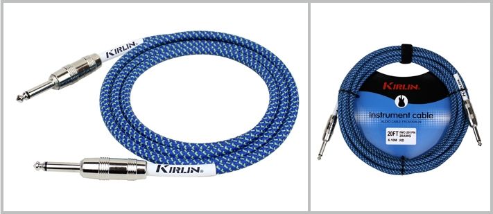 KIRLIN IWC-201PN-3M-BL 3 Metre Enstrüman Kablosu