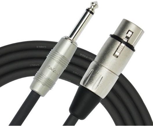 KIRLIN MP-482PR-3M-BK 24AWG XLR F-1/4 MONO PLUG