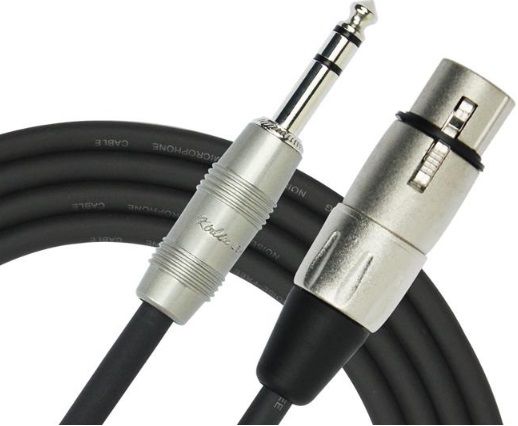 KIRLIN MP-484PR-3M-BK 24AWG XLR F-1/4 TRS PLUG