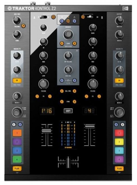 NATIVE INSTRUMENTS TRAKTOR KONTROL Z2 DJ Kontrol Cihazı / Mixer