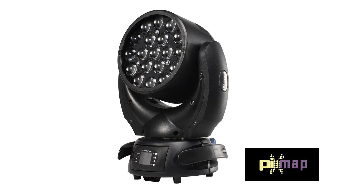 RGBW LED hareketli kafa işık
