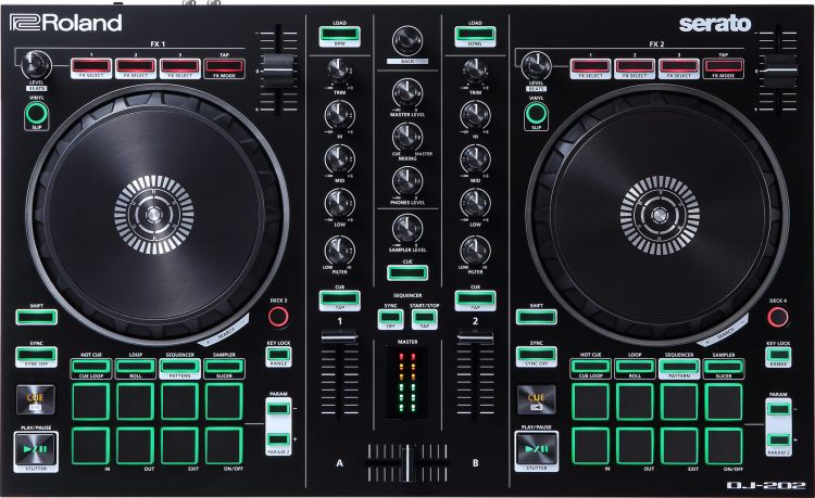 ROLAND DJ-202 Gelişmiş DJ Kontrolcüsü