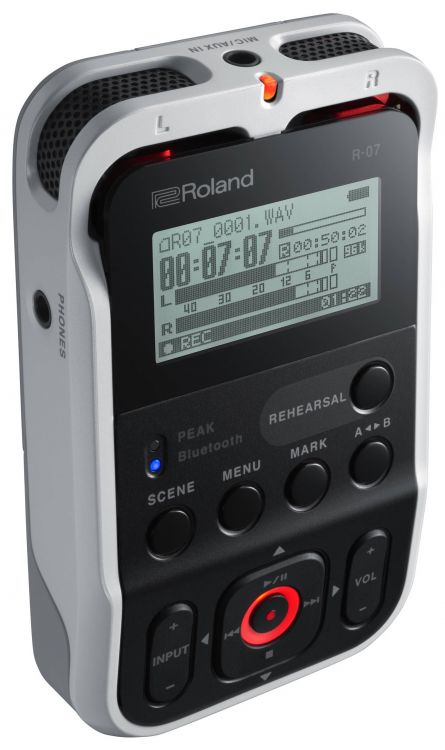 ROLAND R-07 WAV/MP3 Beyaz Kayıt Cihazı