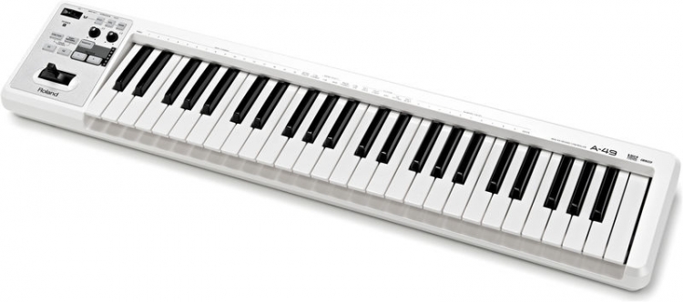 ROLAND A-49-WH (Beyaz) Midi Keyboard Controller