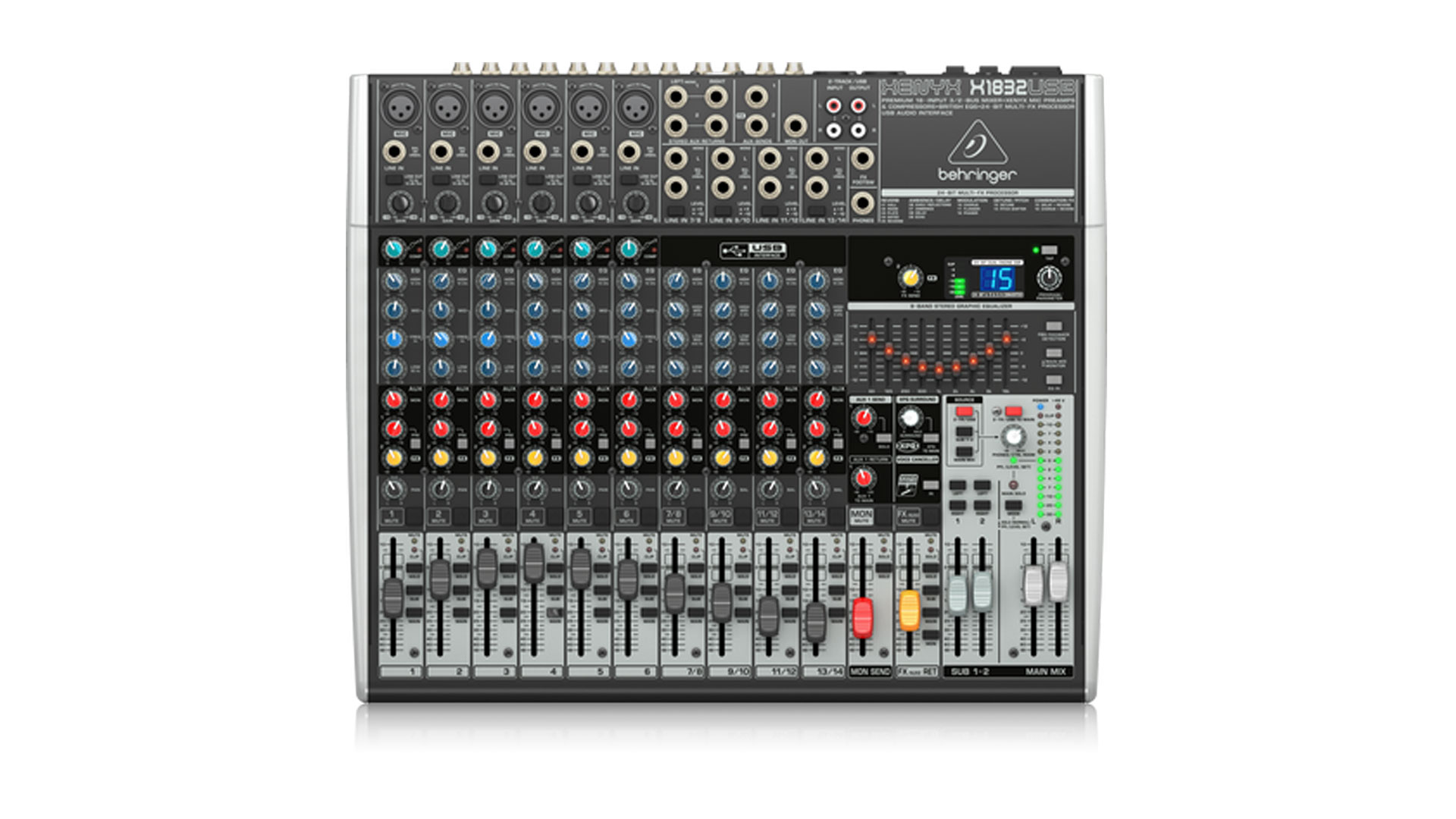 Микшерный Пульт Behringer Qx2222usb Купить