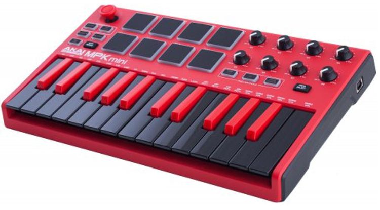 AKAI MPKMINI 2 RED 25 Tuşlu MIDI Klavye