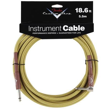 Fender 18.6 inç Custom Shop Performance Series Cable Angled Tweed Enstrüman Kablosu