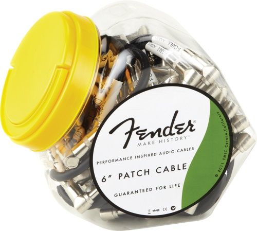 Fender 6 inç Performance Series Instrument Cable Bowl (40) Black Enstrüman Kablosu