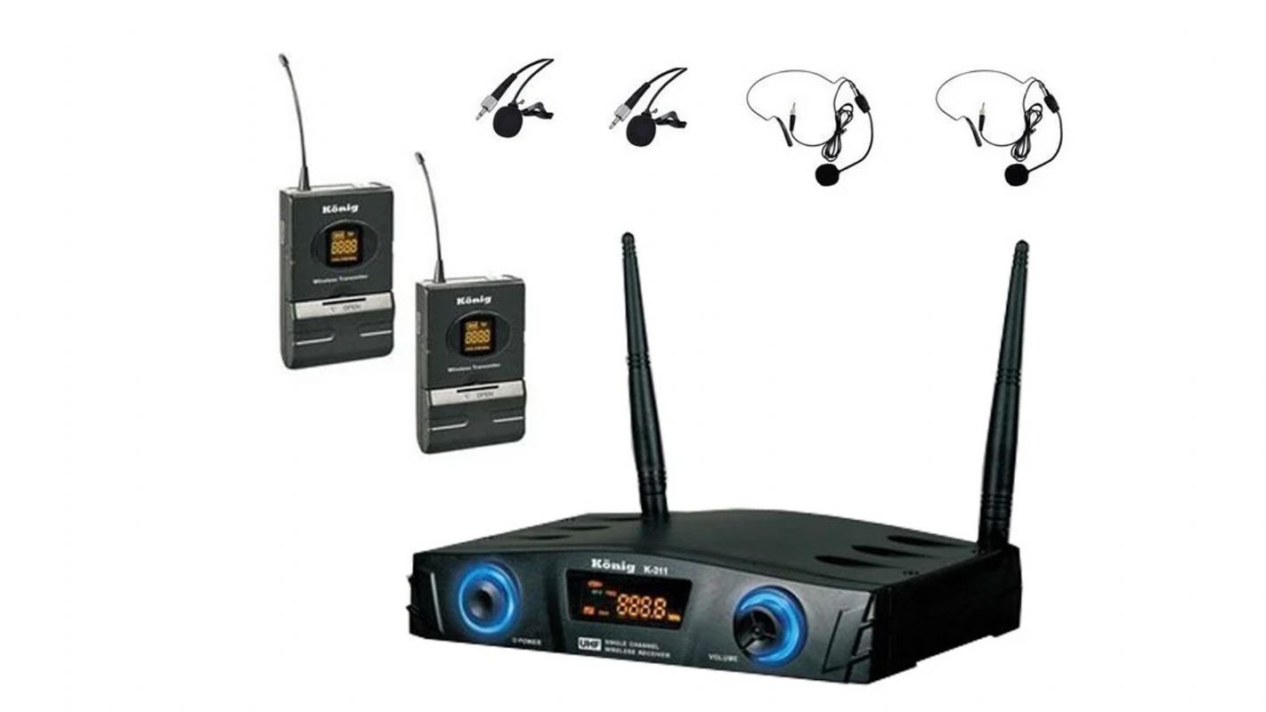 K-312 16 Kanallı UHF Digital Telsiz Yaka Mikrofonu