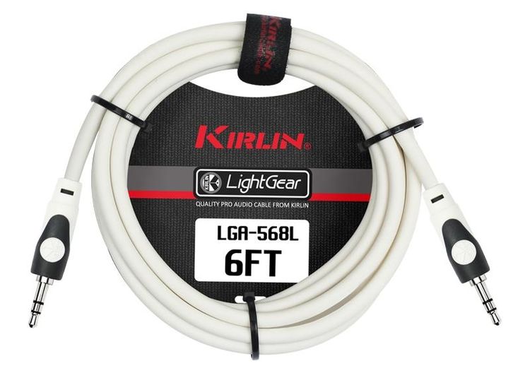 KIRLIN LGA-568L-3M-WH CS 3,5mm, TRS PLUG -