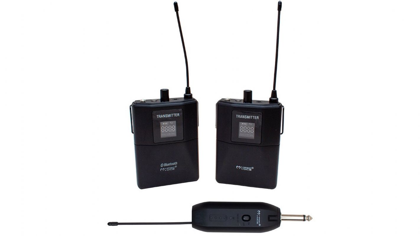 Mv-19597 UHF Kablosuz Enstrüman Aksesuarı Üçlü Set